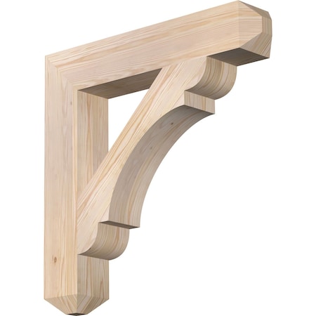 Ekena Millwork Olympic Craftsman Smooth Bracket, Douglas Fir, 5 1/2"W x 32"D x 32"H BKT06X32X32OLY04SDF